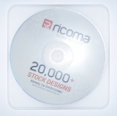 CD mit 20.000 Stickdateien von RiCOMA