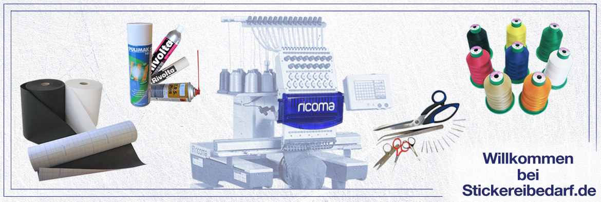 Stickereibedarf - Ricoma,embroidery machine,industrial embroidery