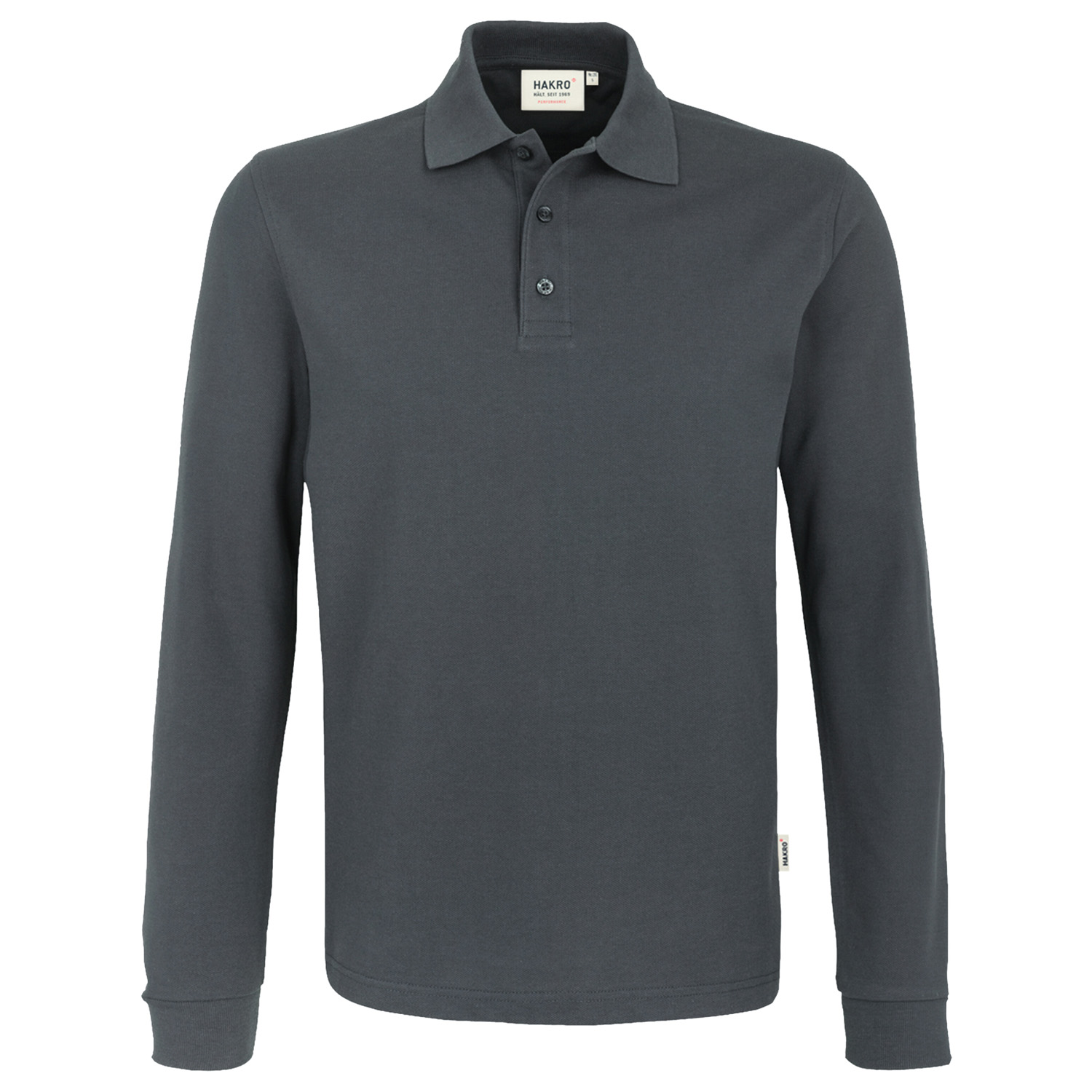 HAKRO Polo-Shirt H815 | Farbe 028 anthrazit | Größe 6XL