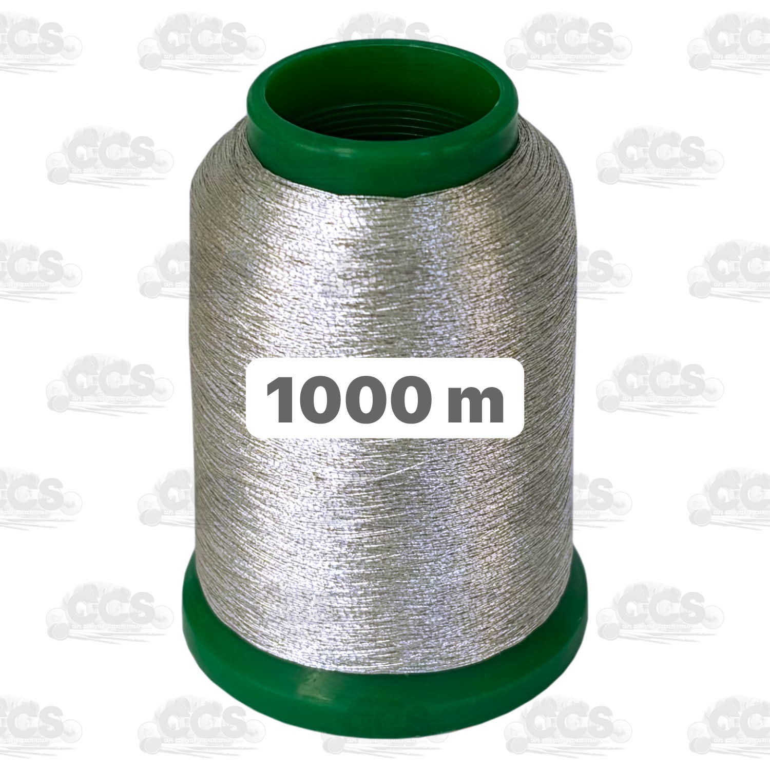 Amann Isamet Stickgarn silber 1000m Stärke 40