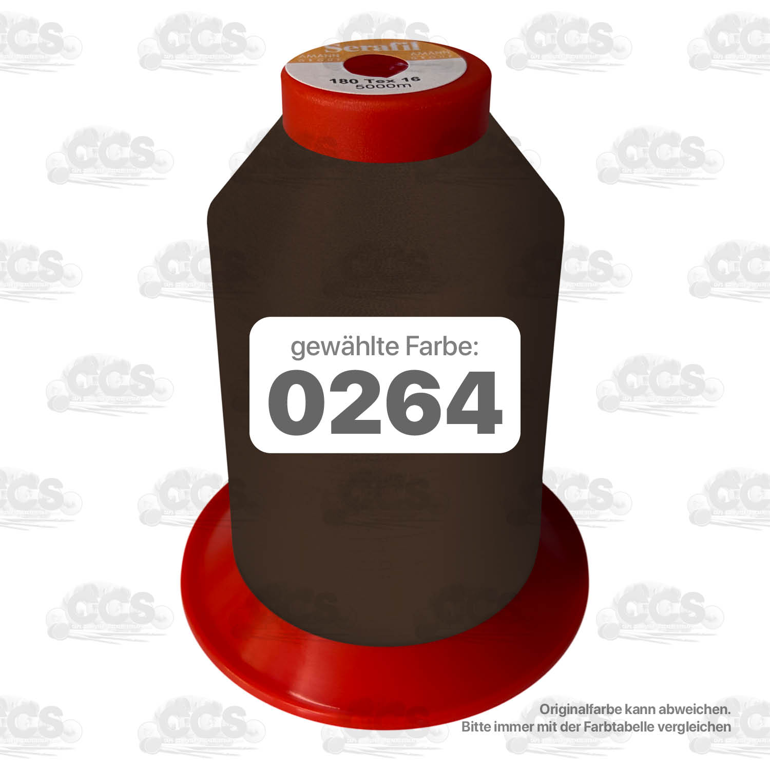 Amann Serafil Stickgarn 5000m Stärke 180 (120/2)